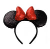 Disney Mickey Mouse Bow Headband for Girls, Cute Kids Hair Accessory for Parties & Everyday