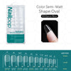 600-Piece Full Cover False Nail Tips Acrylic Nail Capsules Clear Semi-Matte Stiletto Coffin Almond Square Oval