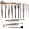 Professional 3-20 Piece Makeup Brush Set – Soft Fluffy Foundation Eyeshadow Concealer Blending Kabuki Brushes for Women
