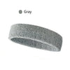 Towel Sweatband Headband - High-Elastic Thick Sweat-Absorbing Sports Headband for Running & Cycling, One Size Fits Most