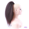 Kinky Curly Drawstring Ponytail Synthetic Hair Extension High Puff Afro Hairpiece — 12–30 in (30–76 cm)