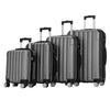 4-Piece ABS Hardshell Luggage Set with TSA Lock — 16/20/24/28 in (41/51/61/71 cm) Lightweight Carry-On & Checked Suitcases
