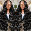 Body Wave 13x4 Lace Front Synthetic Wig - Heat Resistant 320°F, Natural Look, Adjustable Cap