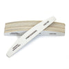 10-Pack Curved Wooden Nail Files – Double-Sided 100/180 and 180/240 Grit Emery Boards for Manicure and Pedicure