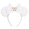 Disney Mickey Mouse Sequin Ears Headband with Bow - Halloween Party Cosplay Hairband for Women & Kids