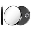 10x 20x 30x Blackhead Magnifying Mirror 3.5in (8.8cm) High-Definition Round Cosmetic Makeup Mirror with Suction Cups