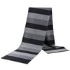 Men's Cashmere-Feel Scarf 180 x 31 cm (71 x 12 in) Plaid Stripe Pashmina Shawl Warm Winter