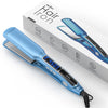 Professional Hair Straightener Flat Iron – Adjustable Temp 300–450°F (150–230°C), PTC Ceramic Plates, Auto Shut-Off, Dual Voltage
