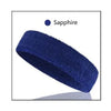 Towel Sweatband Headband - High-Elastic Thick Sweat-Absorbing Sports Headband for Running & Cycling, One Size Fits Most