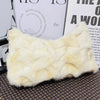 Real Mink Fur Shoulder Bag Luxury Women's Fur Crossbody Handbag