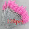100-Pack Disposable Eyelash Brushes Spoolie Mascara Wands for Lash Extensions & Makeup