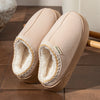 Women's Fuzzy Winter Slipper Boots - Soft Sole Anti-Slip Indoor Cozy Home Shoes