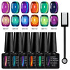 7-Piece Cat Magnetic Gel Nail Polish Set — Long-Lasting Glitter UV/LED Soak-Off Gel Kit for DIY Manicure