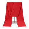 Red Cashmere Tassel Scarf Shawl Soft Winter Pashmina Wrap for Women