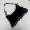 Real Mink Fur Shoulder Bag Luxury Women's Fur Crossbody Handbag
