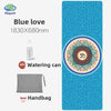 Suede Chamois Yoga Mat 183 x 68 cm (72 x 26.8 in) - Portable Foldable Non‑Slip Exercise Mat for Yoga, Dance & Jump Rope