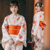 Ankle-Length Kimono Dress for Women – Traditional Japanese Yukata Cosplay Party Ethnic Streetwear