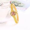 Gold Bracelet Women's Watch Small Dial Stainless Steel Luxury Quartz Wristwatch Elegant Gift