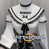 Kawaii Jirai Kei Lolita Y2K Peter Pan Collar Blouse Long Sleeve Cute Japanese-Style Aesthetic Top