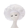 Large Satin Sleep Bonnet for Women - 42 cm (16.5 in) Silk Night Cap for Hair Protection