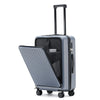 20-Inch (51 cm) Front-Opening Cabin Spinner Carry-On Luggage with TSA Lock & USB Charging
