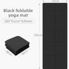Foldable Yoga Mat Eco Friendly Tpe Folding Travel Fitness Exercise Double Sided Non-Slip For Pilates & Floor Workouts