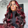 Honey Blonde Body Wave Glueless Lace Front Wig 13x4 / 13x6 Transparent Lace Pre-Plucked High-Heat Synthetic