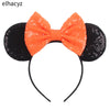 Disney Minnie Sequin Ear Headband with Polka Dot Bow, Girls & Women Party Hairband, Kids DIY Hair Accessory