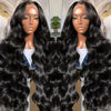 Chocolate Reddish Brown 13x4 HD Body Wave Lace Front Wig with Baby Hair, Synthetic Glueless