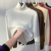 Women's Turtleneck Velvet Lined Knit Sweater - Thick Warm Slim Pullover