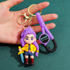 Kpop Demon Hunters Tiger PVC Keychain Harajuku Cute Cartoon Key Ring for Fans & Kids Halloween Gift
