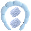 Cloud Sponge Hairbands for Women – Soft Bamboo Fiber Makeup Removal & Bath Headbands