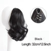 Short Curly Clip-In Ponytail 12-Inch (30 cm) Synthetic Hair Extension with Claw Clip