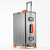 Aluminum-Magnesium Alloy Suitcase 20/24/29-Inch | 360° Spinner Wheels, TSA Lock & Leather Handle