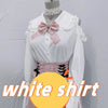 Kawaii Jirai Kei Lolita Y2K Japanese Style Peter Pan Collar Blouse Long Sleeve Sweet Bow Casual Aesthetic Top