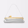 Long Baguette Clutch Bag with Removable Shoulder Strap, Women's Fashion Handbag Purse