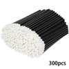 Disposable Lip Wands Applicators 100/200/300-Pack - Lipstick, Gloss & Mascara Brushes for Eyelash Extensions