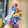 Lilo & Stitch Silicone Keychain Pendant - Cartoon Key Ring for Car, Phone & Bag (4–6 cm / 1.6–2.4 in)