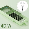 W-Shape Premade Fan Eyelash Extensions 3D-8D, Natural Soft Bloom Effect, 1–1.5 cm (0.4–0.6 in), 12 Rows/Tray