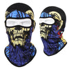 Skull Balaclava Mask Men Cycling Cap Snowboard Ski Face Cover Motorcycle Bicycle Hat Bandana Scarf Neckwarm Breathable Windproof