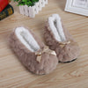 Women's Plush Faux Fur Winter Slippers – Non-Slip Indoor House Shoes with Heart Grip, Sizes EU 36-38 & 39-41