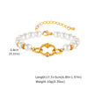 Chunky Toggle Link Bracelet for Women, Stainless Steel Gold and Silver Plated, Tarnish-Resistant