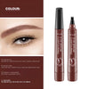 4D Microblading 4-Fork Eyebrow Pen – Waterproof Long-Lasting Tattoo Pencil Liquid Brow, 5g (0.18 oz)