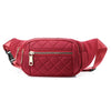 Plaid Oxford Waterproof Crossbody Chest & Waist Bag for Women - Fashion Fanny Pack Hip Purse
