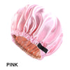 Satin Sleep Bonnet with Headband 11-Inch (28 cm) Extra-Large Silk-Lined Night Cap for Women & Kids