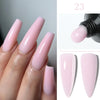 15ml (0.5 fl oz) Quick Extension Gel Nail Polish Nude Milk White Builder Hard Gel Varnish UV/LED