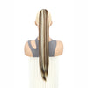 24-Inch (61 cm) Clip-In Straight Ponytail Hair Extension, Heat-Resistant Synthetic Claw Clip for Women, Blonde/Black