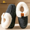Women's Platform Wedge Slippers - Memory Foam, TPR Non-Slip Sole, Fuzzy Lined Winter House Shoes
