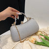 Chain Strap Evening Shoulder Bag – Vintage PU Crossbody Satchel for Women