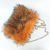 Luxury Faux Fur Crossbody Bag for Women – Large Plush Shoulder & Chain Clutch